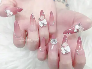 ネイル MoMoA Nail ネイル長さ出し専門店のネイルデザイン