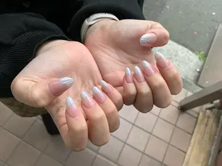 ネイル yuya パラジェル/長さ出しのネイルデザイン