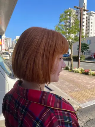 ショート カラー 🖤JIN🖤久留米 ハイトーン 髪質改善のヘアスタイル