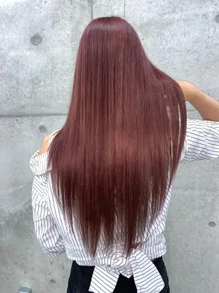 ロング 山田 絵里菜のヘアスタイル