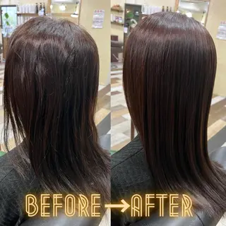 ロング 髪質改善＆縮毛矯正 三上大地のヘアスタイル