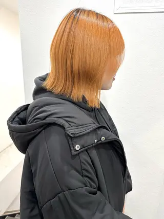 ミディアム カラー 🤍2nd🤍田所 美希のヘアスタイル