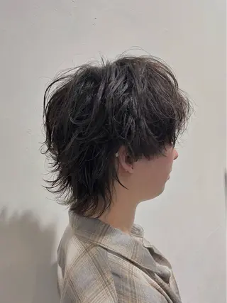ショート パーマ メンズ たなかあゆ✨ ショートカット渋谷のヘアスタイル