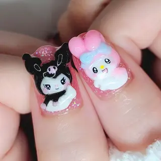 キッズ ネイル Runanail.☽ 鶴ヶ峰　naruのネイルデザイン