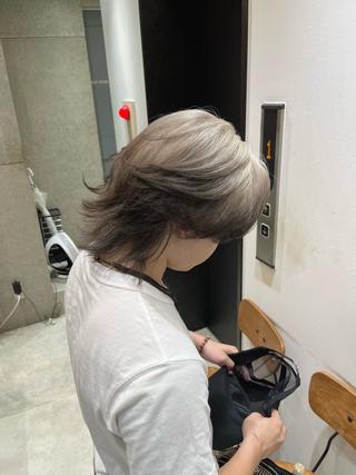 ショート カラー メンズ 髪質改善✖️レイヤー こうたろうのヘアスタイル