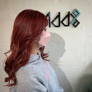 ロング カラー ヘアアレンジ Add9 柳田健登のヘアスタイル