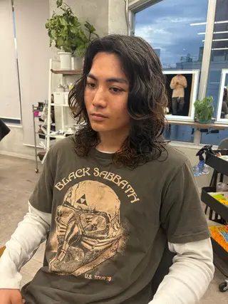 セミロング メンズ limit🦄店長 髪質改善KOUHEIのヘアスタイル