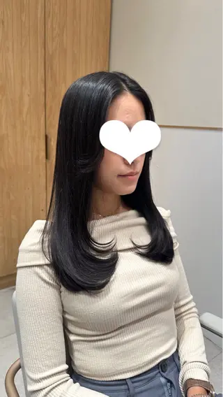 ロング 🍑韓国風レイヤー 🍑莉子のヘアスタイル