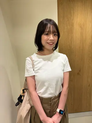 ミディアム カラー natsuki /HUIのヘアスタイル