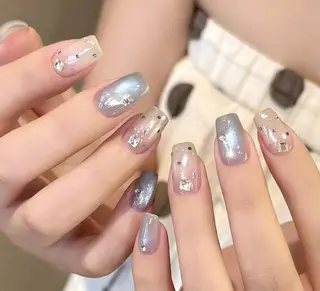 ネイル By moonネイル 🌷ワンホン/韓国風のネイルデザイン
