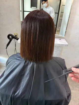 ミディアム ⭐️縮毛矯正特化 小松邦彦⭐️のヘアスタイル