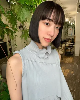 ショート ボブ/顔まわりカット 💫大澤奈緒美のヘアスタイル
