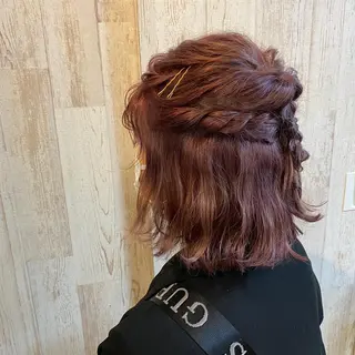 カラー Ayaka🩰🎀 ガーリー/暖色♡のヘアスタイル