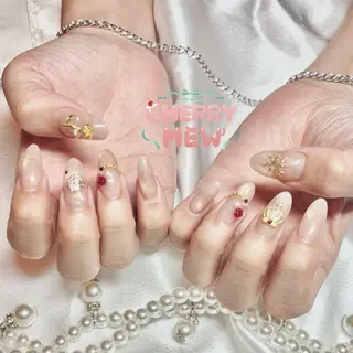 ネイル あかり🍒/ ガーリーネイル🎀‎のネイルデザイン