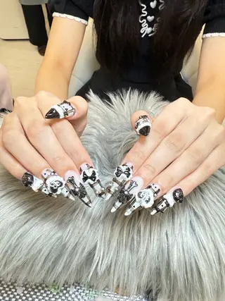 ネイル ANH ゴテゴテネイルのネイルデザイン