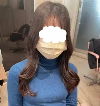 ロング 🍑韓国風レイヤー 🍑莉子のヘアスタイル