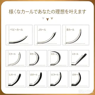 マツエク・マツパ VELISSE EYELASHのマツエク・マツパデザイン
