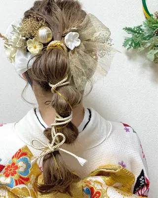 ヘアアレンジ 黒崎 美乃里のヘアスタイル