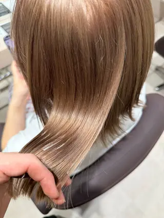 ミディアム 艶カラー/高円寺 MIHOのヘアスタイル
