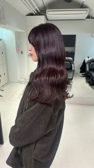 ロング カラー REINA☁️透明感 カラー/ぷつっと♡のヘアスタイル