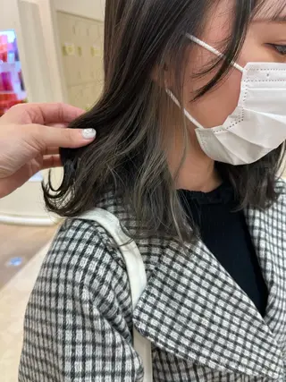ミディアム カラー 暖色/ブリーチカラー 🎀 M i k uのヘアスタイル