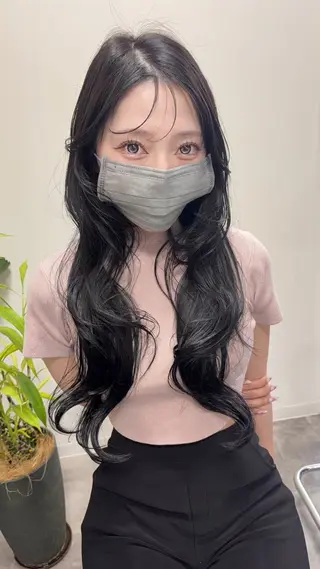 ロング カラー ヘアアレンジ misa🫧ナチュラ ル縮毛矯正/髪質改善のヘアスタイル