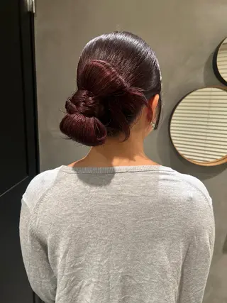 ロング カラー ヘアアレンジ デザイン/アレンジ ❤︎イシイレイのヘアスタイル