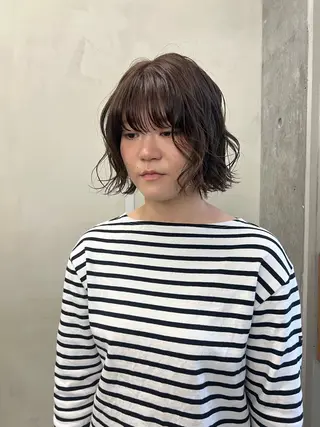 ショート カラー ボブ/パーマ 🐕🦺Nagiのヘアスタイル