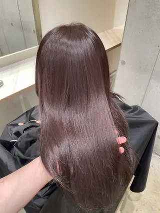 ロング カラー ハッシュカット/ 韓国ヘア☽⋰mahoのヘアスタイル