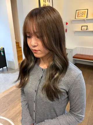 ロング カラー ヘアアレンジ 無料カットモデル‪✨ ✂️Nanami🌷のヘアスタイル