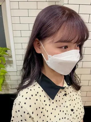 ミディアム cana 札幌レイヤースタイルのヘアスタイル
