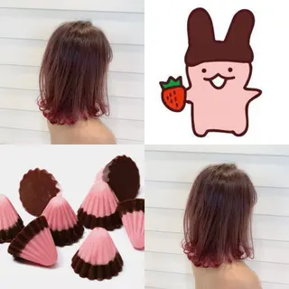 ミディアム 🎀艶髪の達人🎀 レイヤー🎀飯田のヘアスタイル