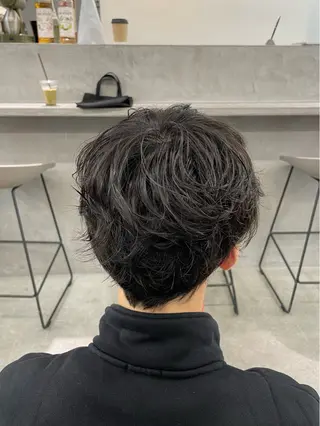 ショート パーマ 【お洒落パーマ】 Elme　肥塚康汰郎のヘアスタイル