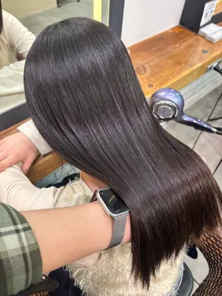 ロング 似合う赤み消しカラー ＊こうき［恵比寿］のヘアスタイル