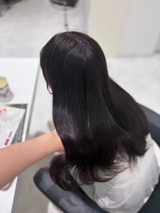 ロング カラー ヘアアレンジ 💓色落ちまで綺麗な 垢抜けカラー💓のヘアスタイル