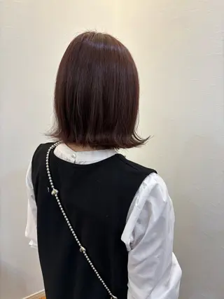 ミディアム ツノガイ エリのヘアスタイル