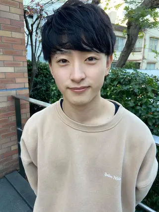 ショート カラー パーマ ヘアアレンジ メンズ ちこ .のヘアスタイル