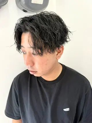 メンズ 沖縄メンズパーマ/ TSUME🌈のヘアスタイル