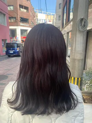 セミロング おん眉美容師eMu✄ yuka‪🤍のヘアスタイル