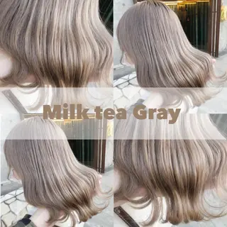 ミディアム カラー ヘアアレンジ ワンズリー中明度 店舗公式のヘアスタイル