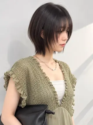ショート ボブウルフ/ レイヤーKOUGAのヘアスタイル