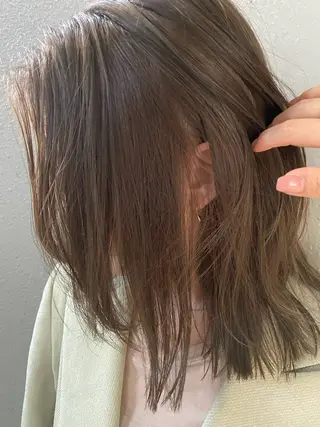 ミディアム カラー 福島kico ナカウチのヘアスタイル