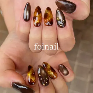 ネイル FOINAIL 🎀長さだし🎀のネイルデザイン