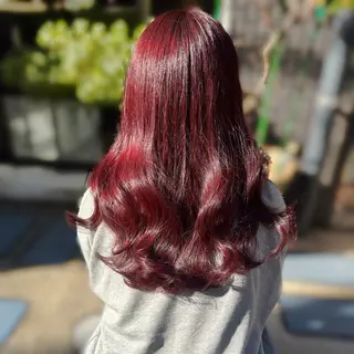 セミロング カラー ブリーチなしカラー kana🐱のヘアスタイル