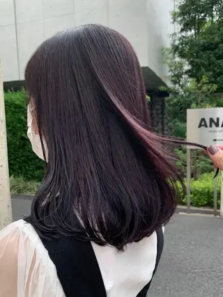 ロング 本田 央介のヘアスタイル