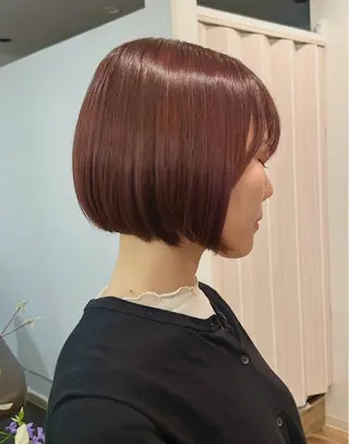 ショート カラー Hanon 掛水　美桜のヘアスタイル