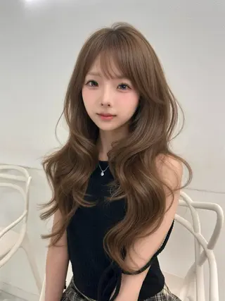 ロング カラー 上品モテヘア🩶 karen🩶のヘアスタイル