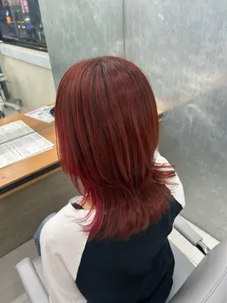 セミロング カラー 坂井 咲月のヘアスタイル