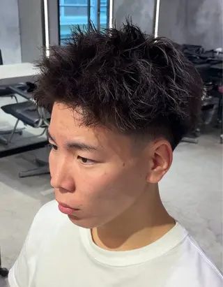 ショート パーマ メンズ ショートスタイル特化 ayumuのヘアスタイル