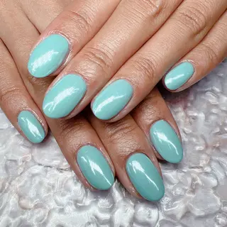 ネイル マグ🧲等なんでも ワンカラー5700円のネイルデザイン